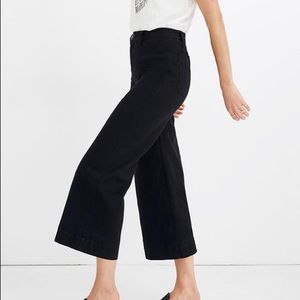 Madewell high waisted cropped flare jeans